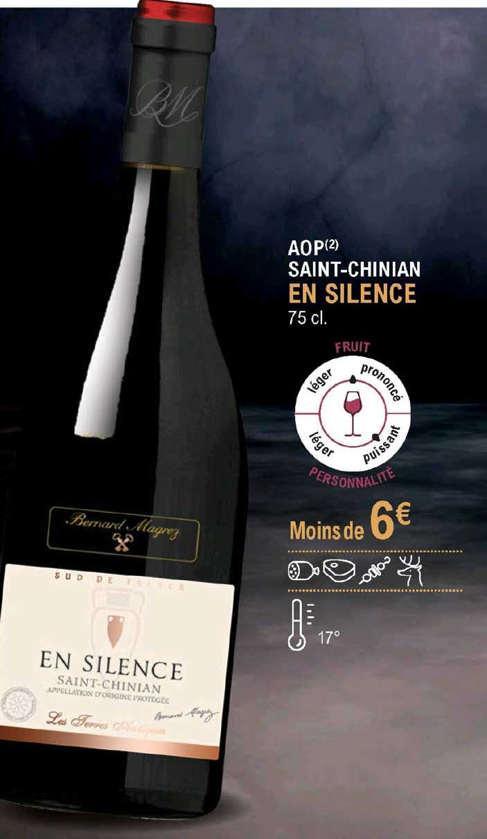 aop saint chinian en silence