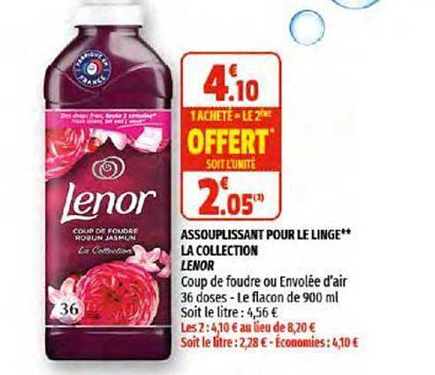 Assouplissant Pour Le Linge La Collection Lenor
