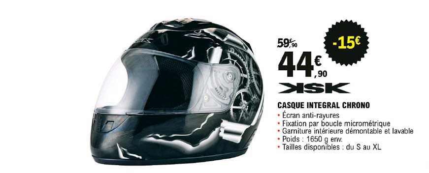 casque intégral chrono ksk