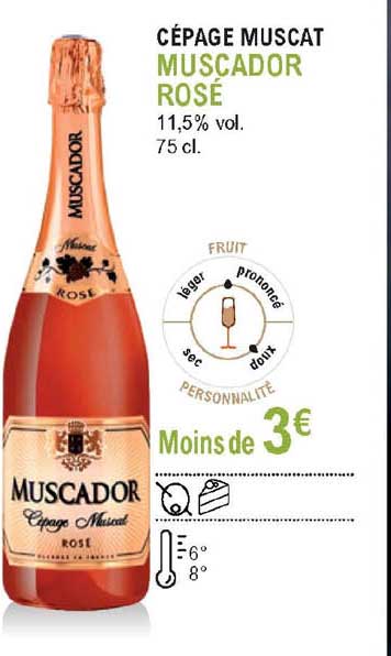 cépage muscat muscador rosé