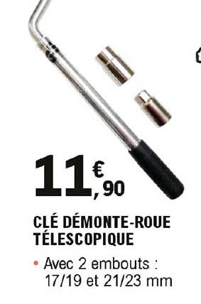 Clé Démonte-roue Télescopique