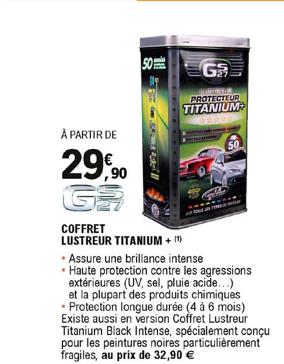 coffret lustreur titanium +