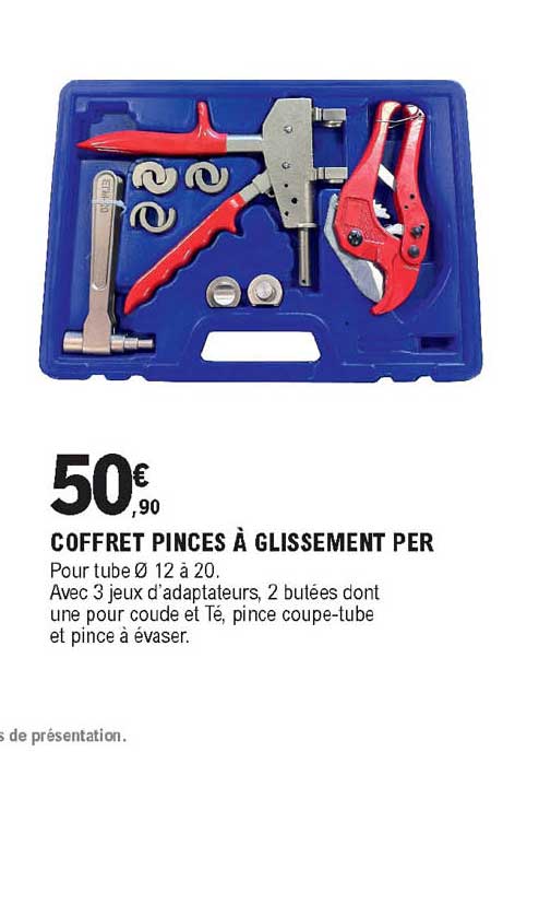 coffret pinces à glissement per