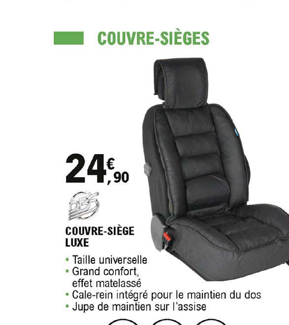 couvre-siège luxe