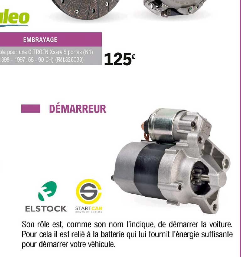 Démarreur Elstock