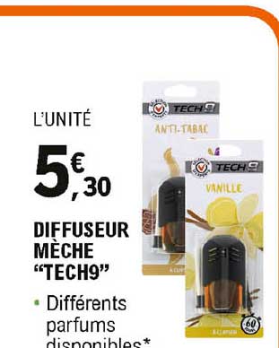 Diffuseur Mèche "tech9"