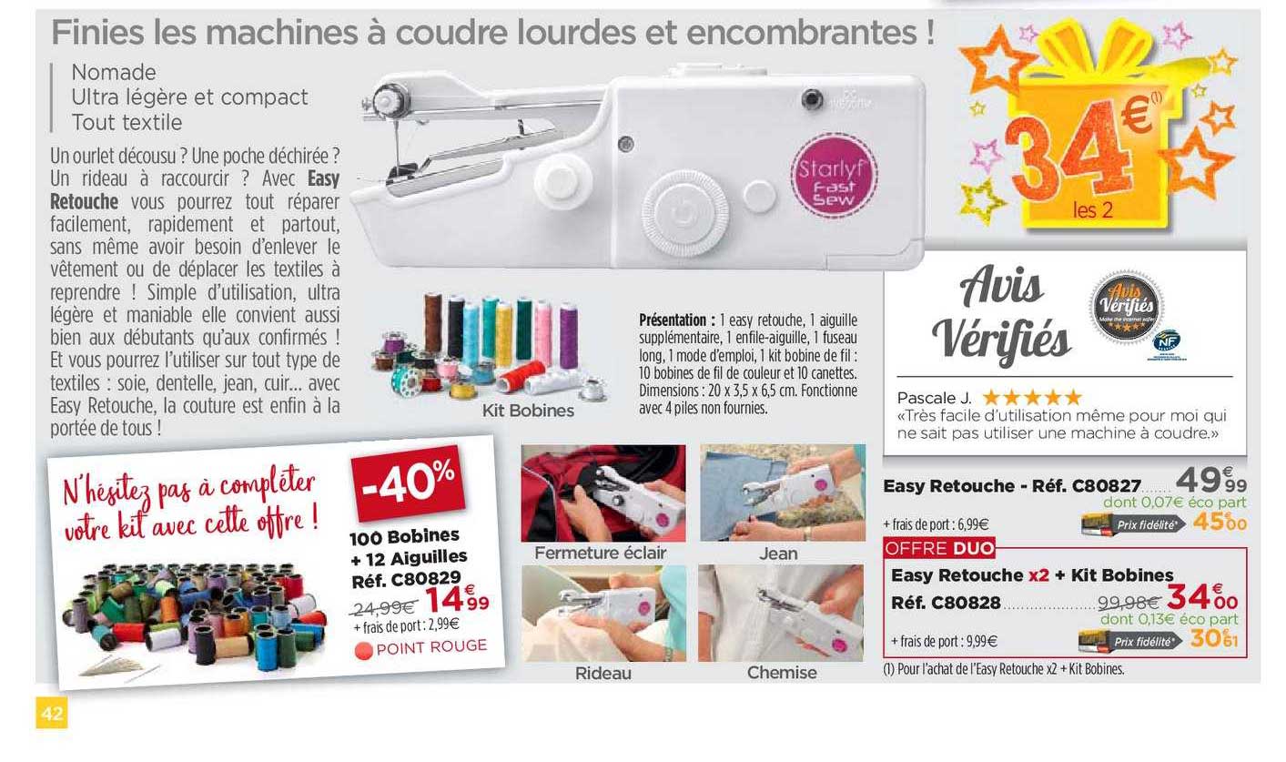 easy retouche + kit bobines