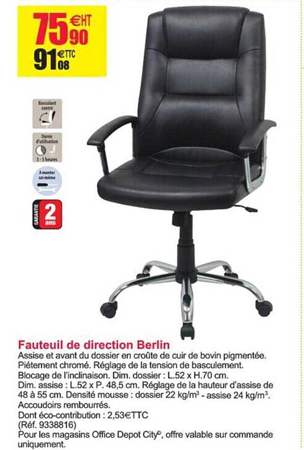 fauteuil de direction berlin