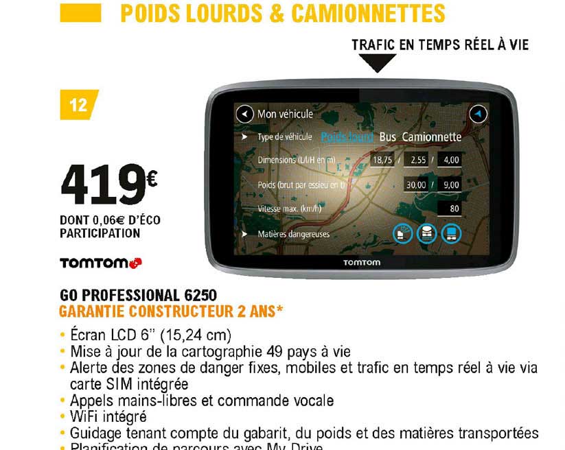 go professional 6250 tomtom
