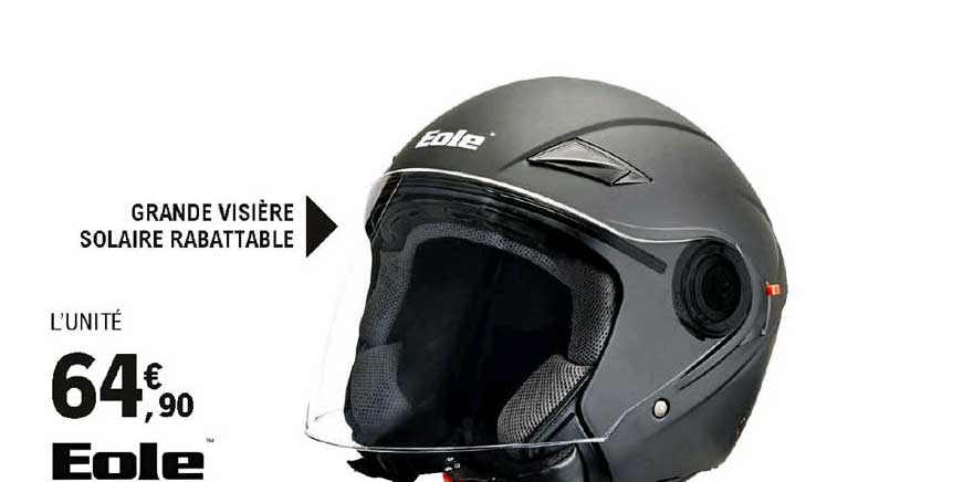 grande visière solaire rabattable