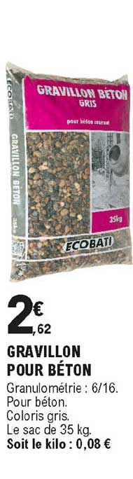 Gravillon Pour Béton