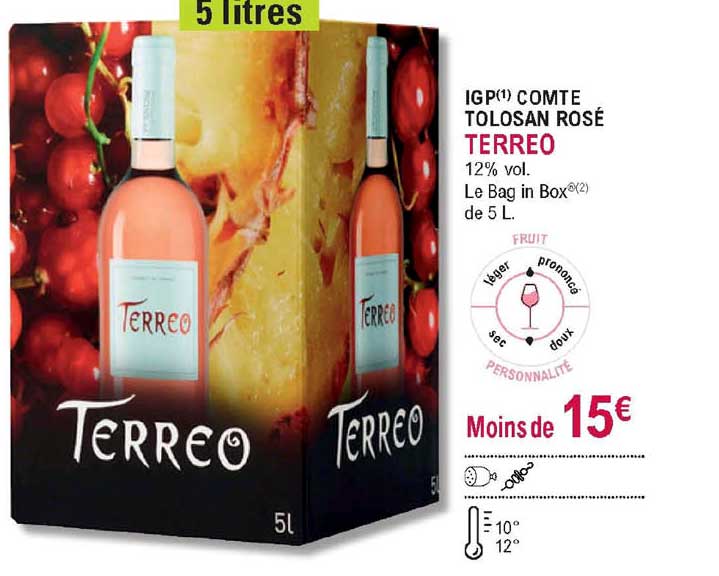 igp comte tolosan rosé terreo