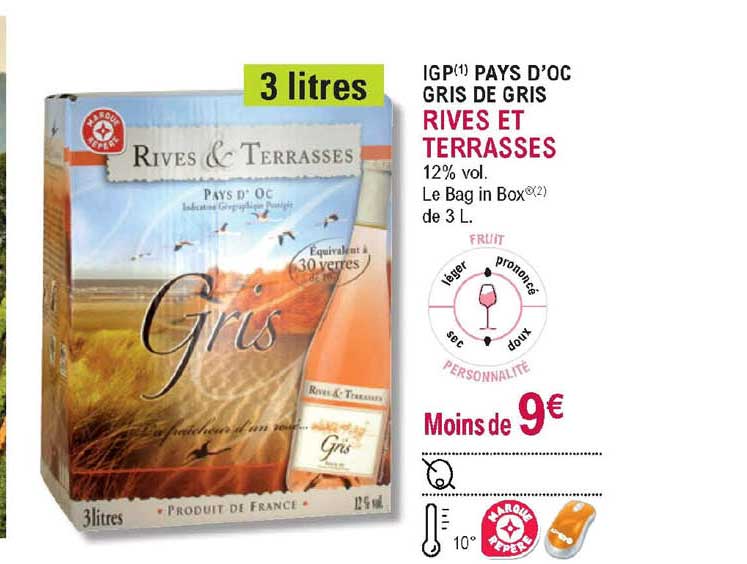 igp pays d'oc gris de gris rives et terrasses
