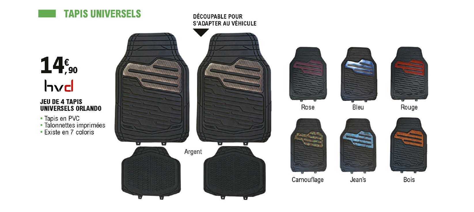 jeu de tapis universels orlando hvd