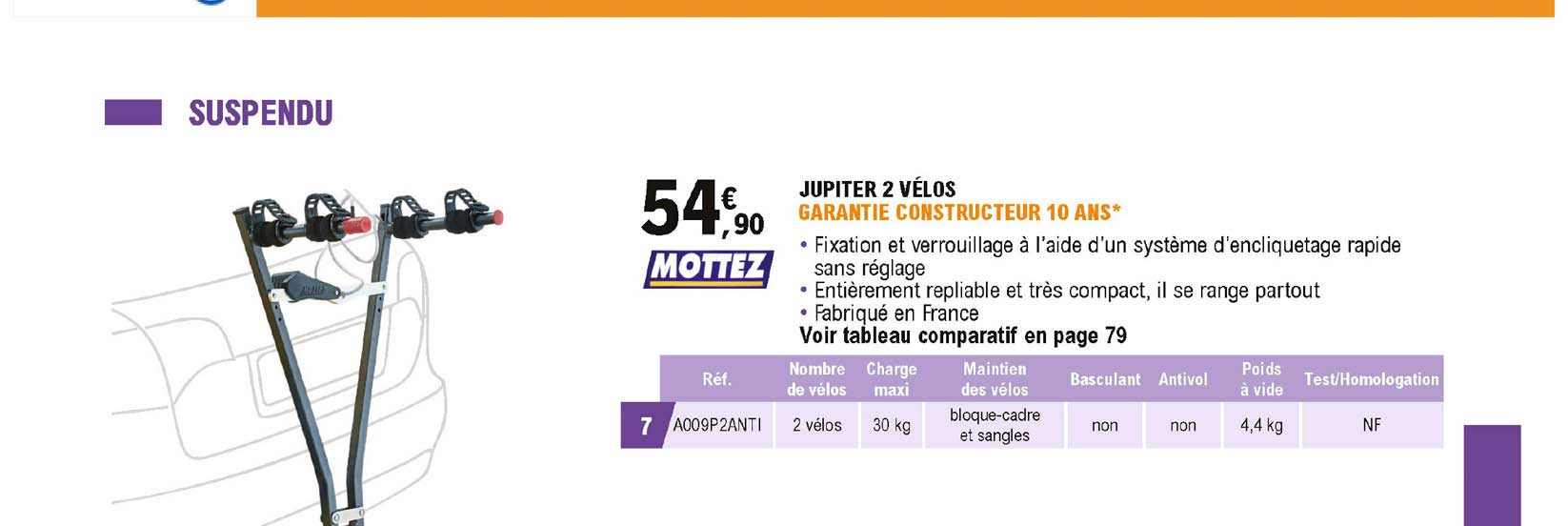 jupiter 2 vélos mottez