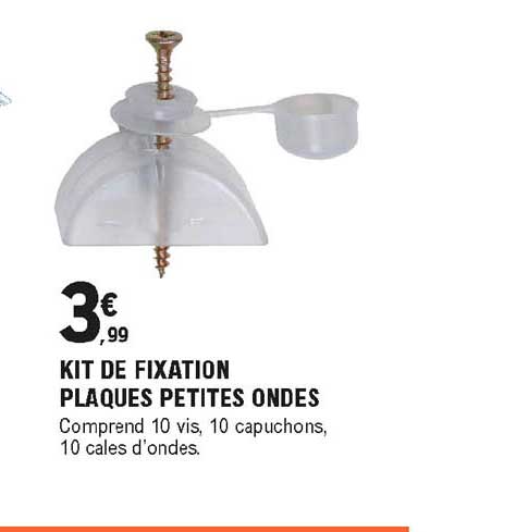 kit de fixation plaques petites ondes