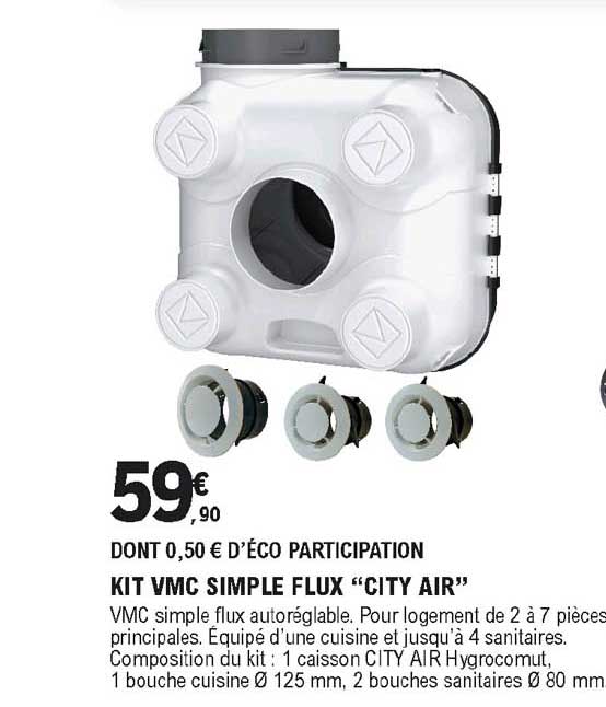 kit vmc simple flux "city air"