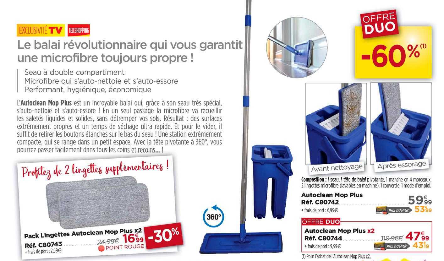 l'autoclean mop plus
