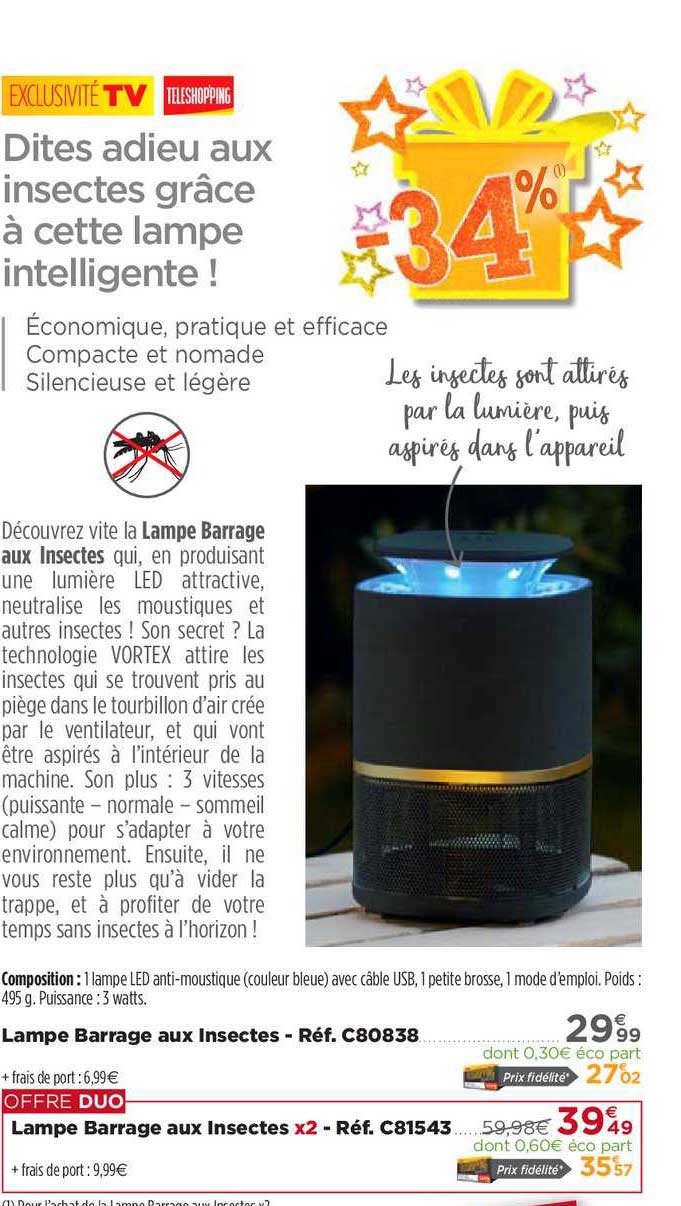 Lampe Barrage Aux Insectes