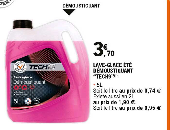 lave-glace été démoustiquant "tech9"