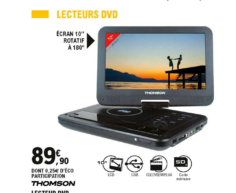 lecteur dvd thomson