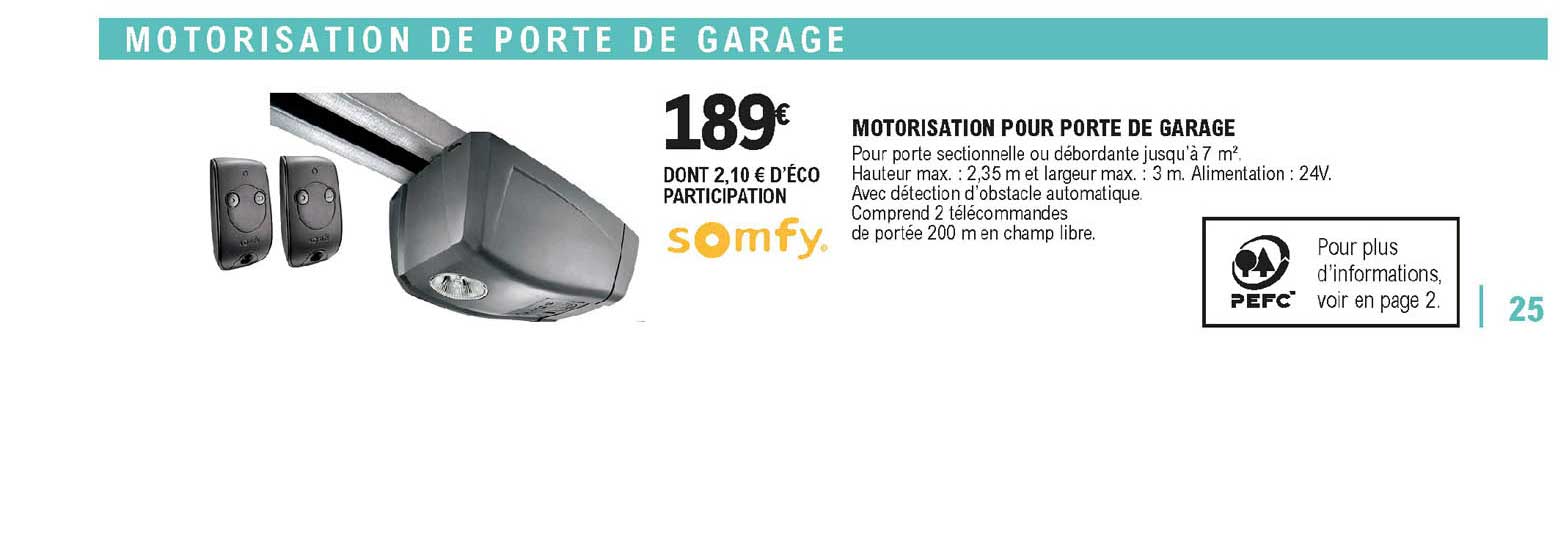 Motorisation Pour Porte De Garage