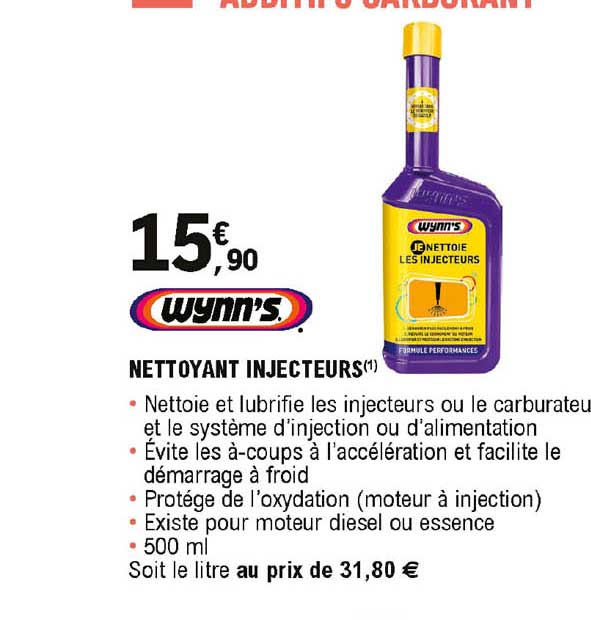nettoyant injecteurs wynn's