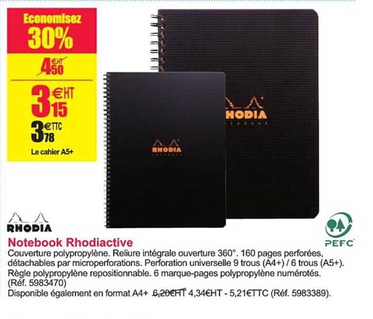 Notebook Rhodiactive Rodia
