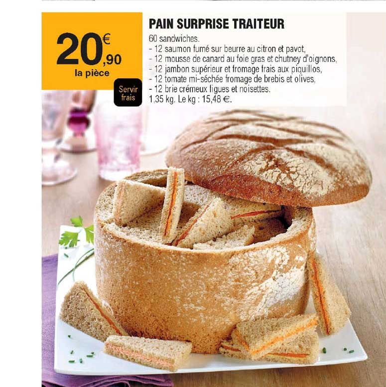 Pain Surprise Traiteur
