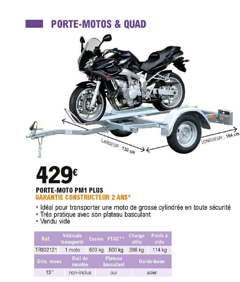Porte-moto Pmm1 Plus