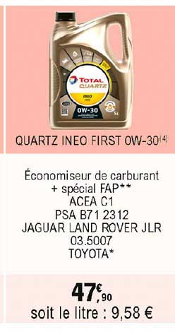 quartz ineo first ow-30 total