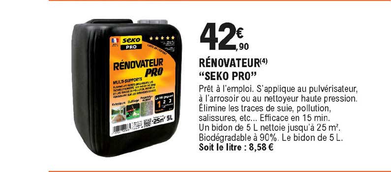 rénovateur "seko pro"