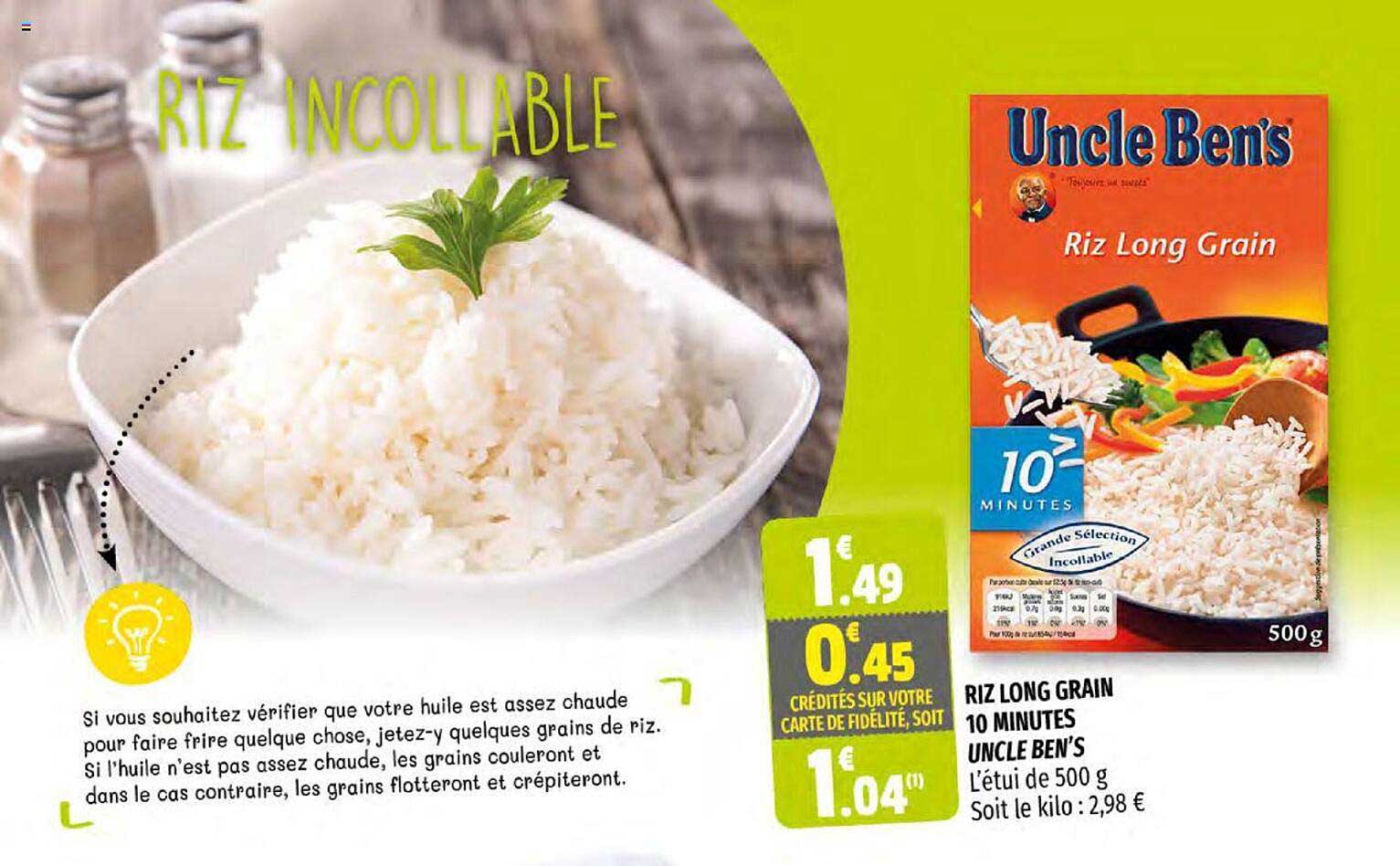 riz long grain 10 minutes uncle ben's