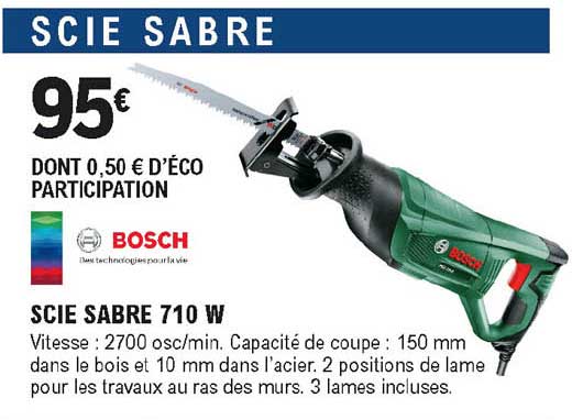 scie sabre 710 w bosch
