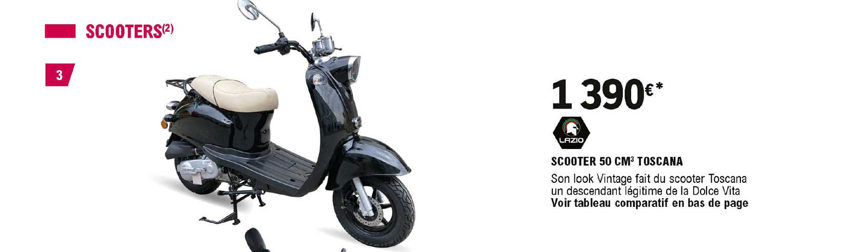 scooter 50 cm3 toscana