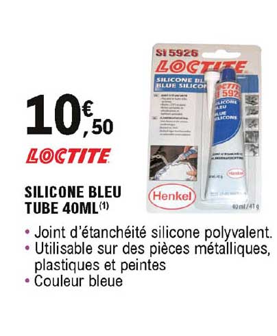 silicone one bleu tube 40ml loctite