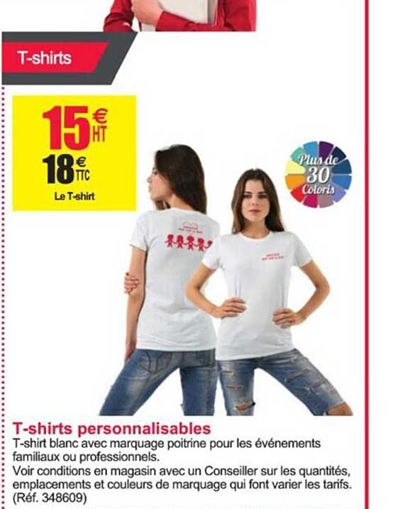 t-shirts personnalisables