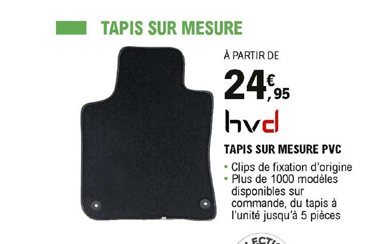 tapis sur mesure pvc hvd
