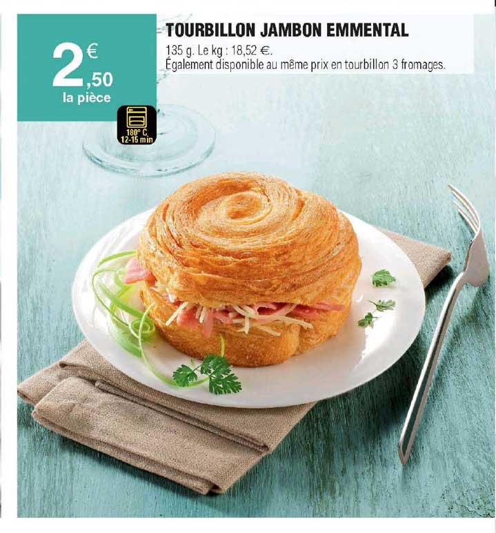 tourbillon jambon emmental