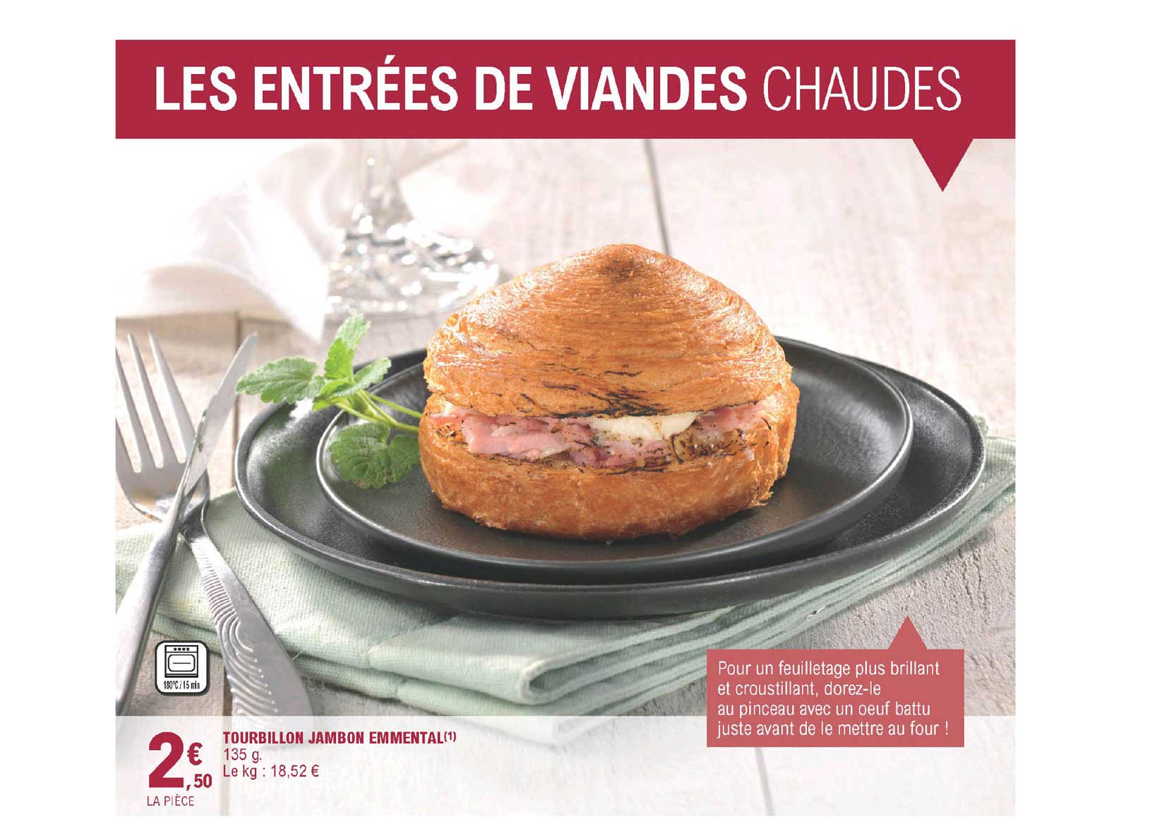 tourbillon jambon emmental