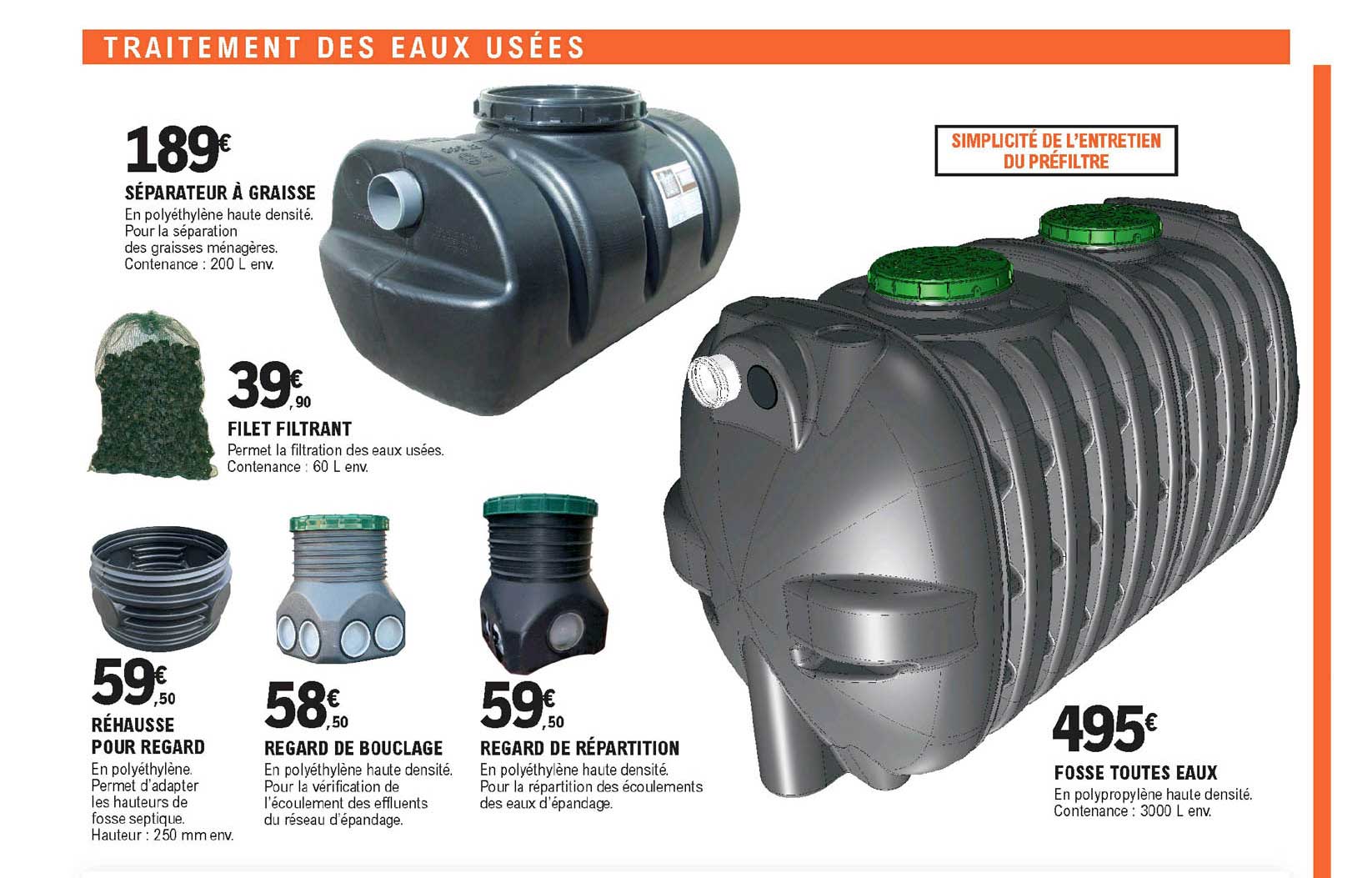 traitement des eaux usées