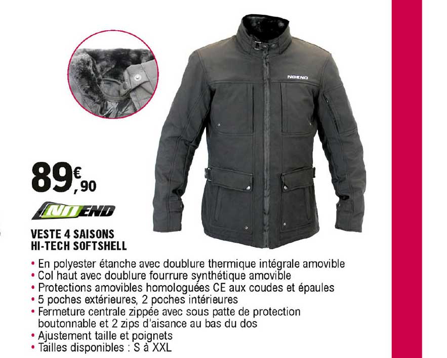 Veste 4 Saisons Hi-tech Softshell