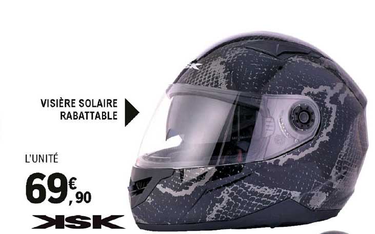 visière solaire rabattable