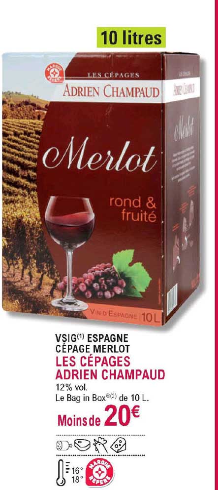 Vsig Espagne Cépage Merlot Les Cépages Adrien Champaud