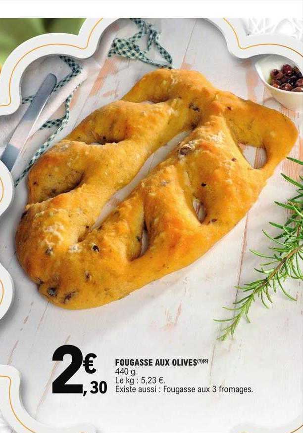 Fougasse Aux Olives