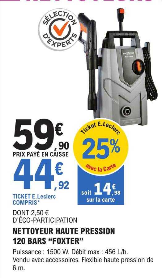 nettoyeur haute pression 120 bars "foxter"