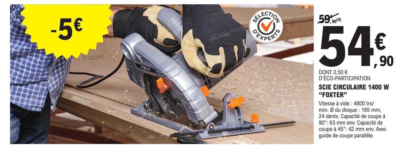 scie circulaire 1400w "foxter"