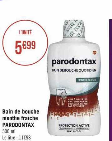 Bain De Bouche Menthe Fraîche Parodontax