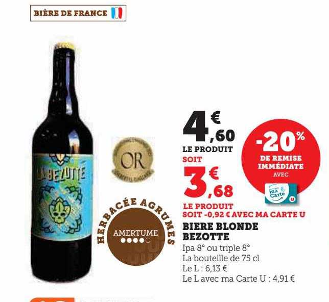 bière blonde bezotte