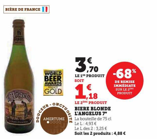 bière blonde l'angelus 7°